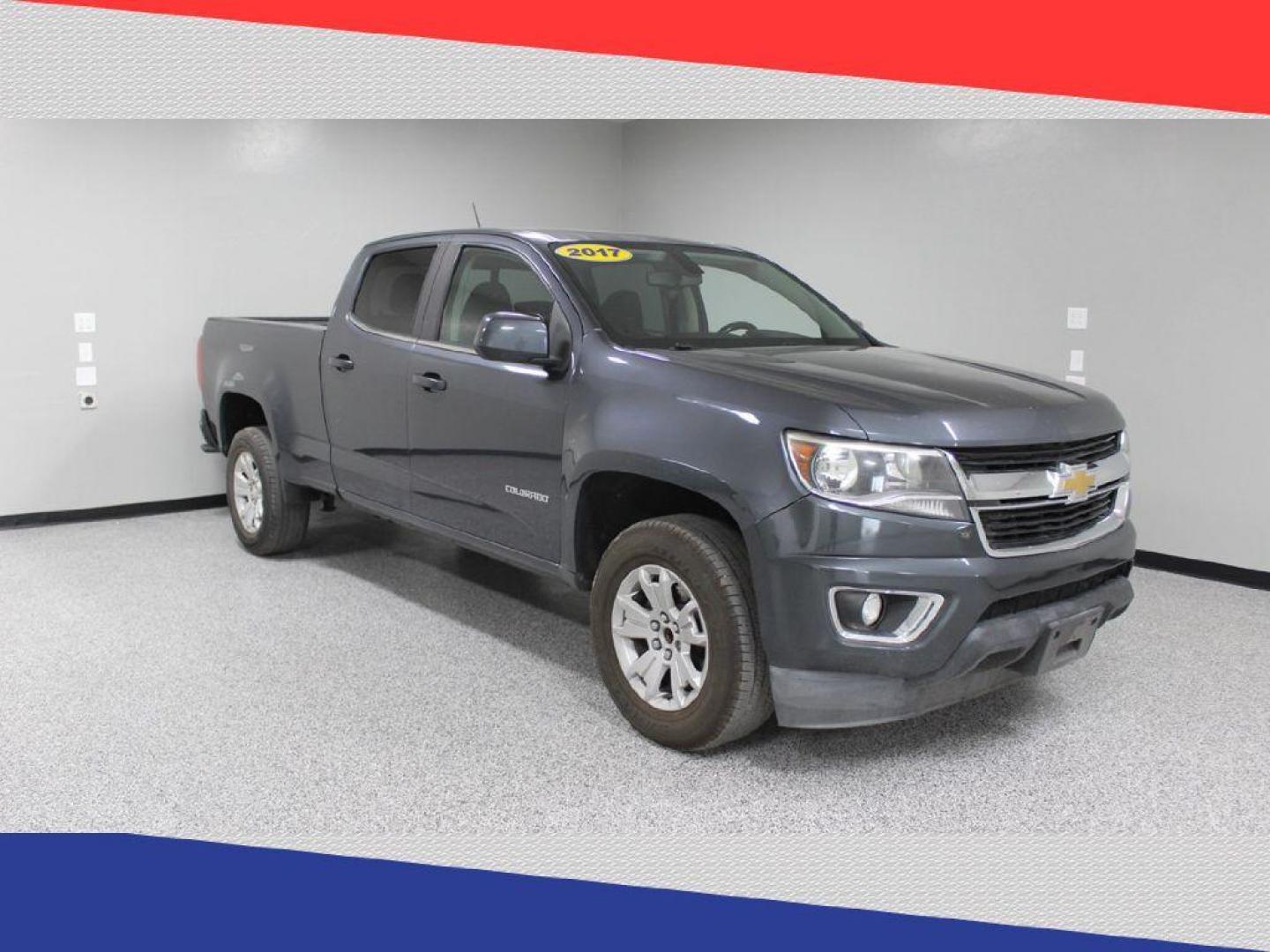 2017 Chevrolet Colorado LT Crew Cab 2WD Long Box (1GCGSCEN1H1) with an 3.6L V6 DOHC 24V GAS engine, 6A transmission, located at 5170 N La Cholla Blvd, Tucson, AZ, 85705, (520) 989-0282, 32.228245, -111.011742 - 2017 Chevrolet Colorado - Photo#1