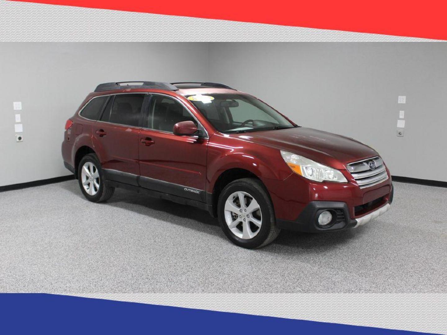 2014 Subaru Outback 3.6R Limited (4S4BRDLC1E2) with an 3.6L H6 DOHC 24V engine, 5-Speed Automatic transmission, located at 5170 N La Cholla Blvd, Tucson, AZ, 85705, (520) 989-0282, 32.228245, -111.011742 - 2014 Subaru Outback - Photo#1