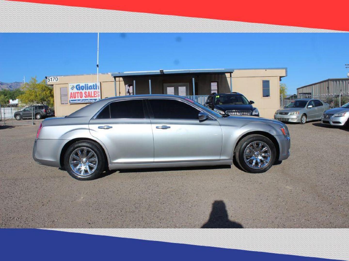 2011 Chrysler 300 Limited RWD (2C3CA5CG5BH) with an 3.6L V6 SOHC 24V engine, 5-Speed Automatic transmission, located at 5170 N La Cholla Blvd, Tucson, AZ, 85705, (520) 989-0282, 32.228245, -111.011742 - 2011 Chrysler 300 - Photo#2