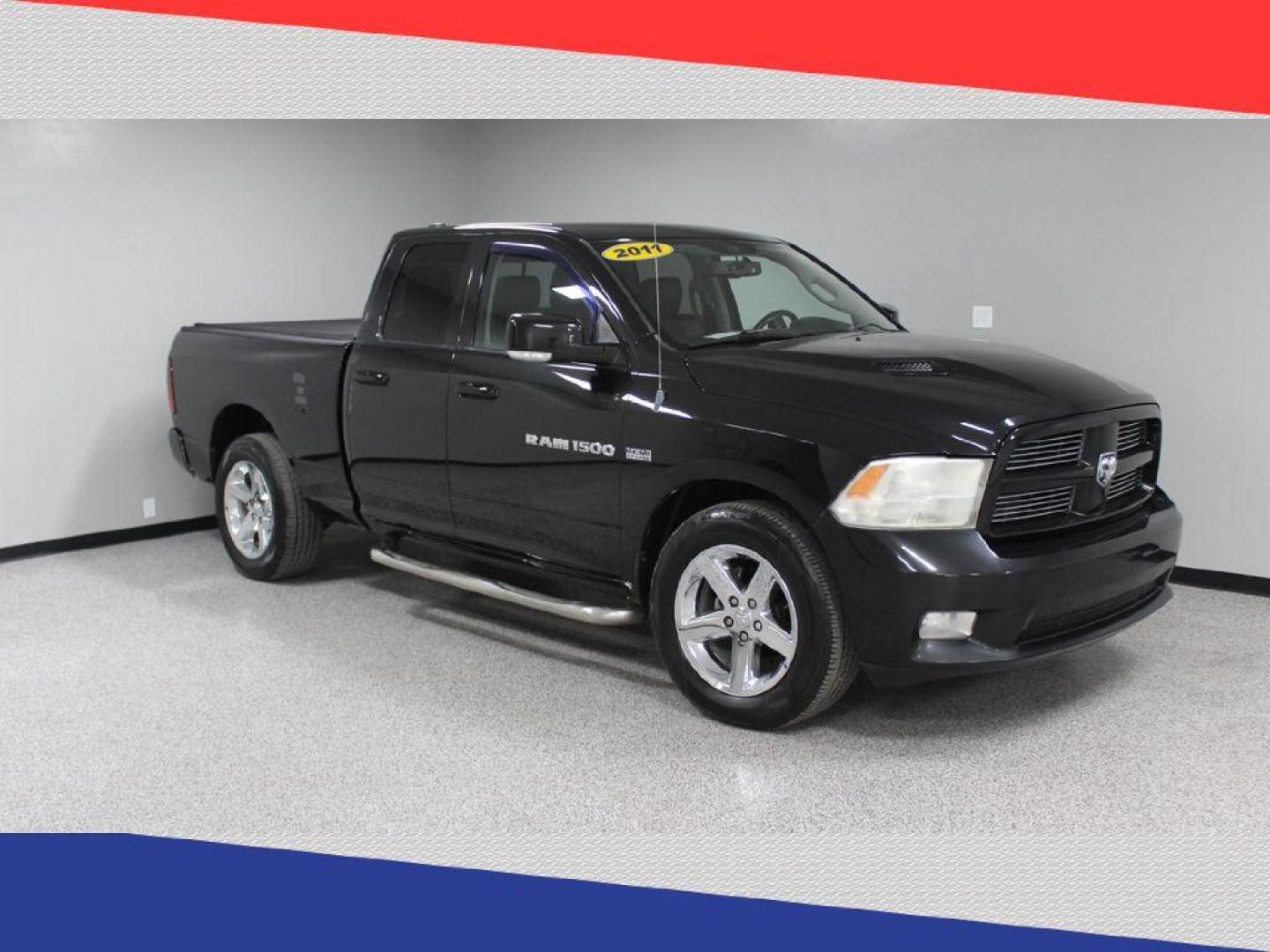 2011 Dodge Ram 1500 Sport Quad Cab 4WD (1D7RV1GT5BS) with an 5.7L V8 OHV 16V engine, 5-Speed Automatic transmission, located at 5170 N La Cholla Blvd, Tucson, AZ, 85705, (520) 989-0282, 32.228245, -111.011742 - 2011 Dodge Ram 1500 - Photo#1