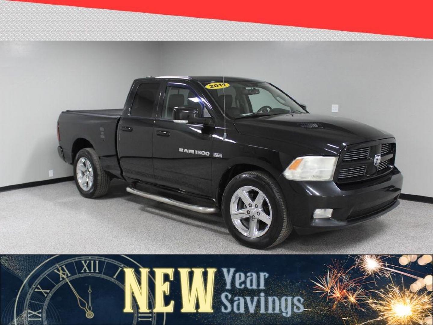 2011 Dodge Ram 1500 Sport Quad Cab 4WD (1D7RV1GT5BS) with an 5.7L V8 OHV 16V engine, 5-Speed Automatic transmission, located at 5170 N La Cholla Blvd, Tucson, AZ, 85705, (520) 989-0282, 32.228245, -111.011742 - 2011 Dodge Ram 1500 - Photo#0