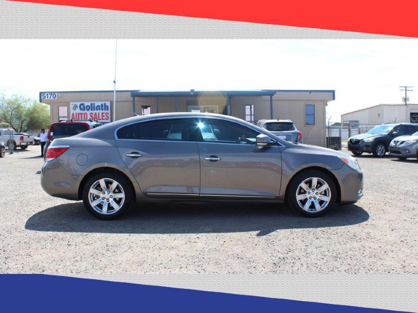 2011 Buick LaCrosse CXL FWD (1G4GC5ED8BF) with an 3.6L V6 DOHC 24V engine, 6-Speed Automatic Overdrive transmission, located at 5170 N La Cholla Blvd, Tucson, AZ, 85705, (520) 989-0282, 32.228245, -111.011742 - 2011 Buick LaCrosse - Photo#2