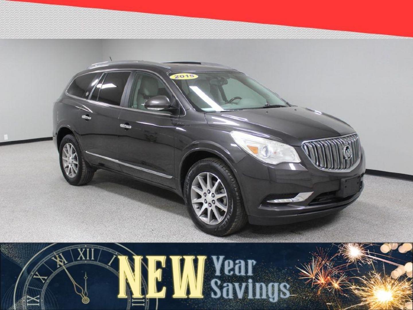 2015 Buick Enclave Leather FWD (5GAKRBKD9FJ) with an 3.6L V6 DOHC 24V engine, 6-Speed Automatic Overdrive transmission, located at 5170 N La Cholla Blvd, Tucson, AZ, 85705, (520) 989-0282, 32.228245, -111.011742 - 2015 Buick Enclave - Photo#0