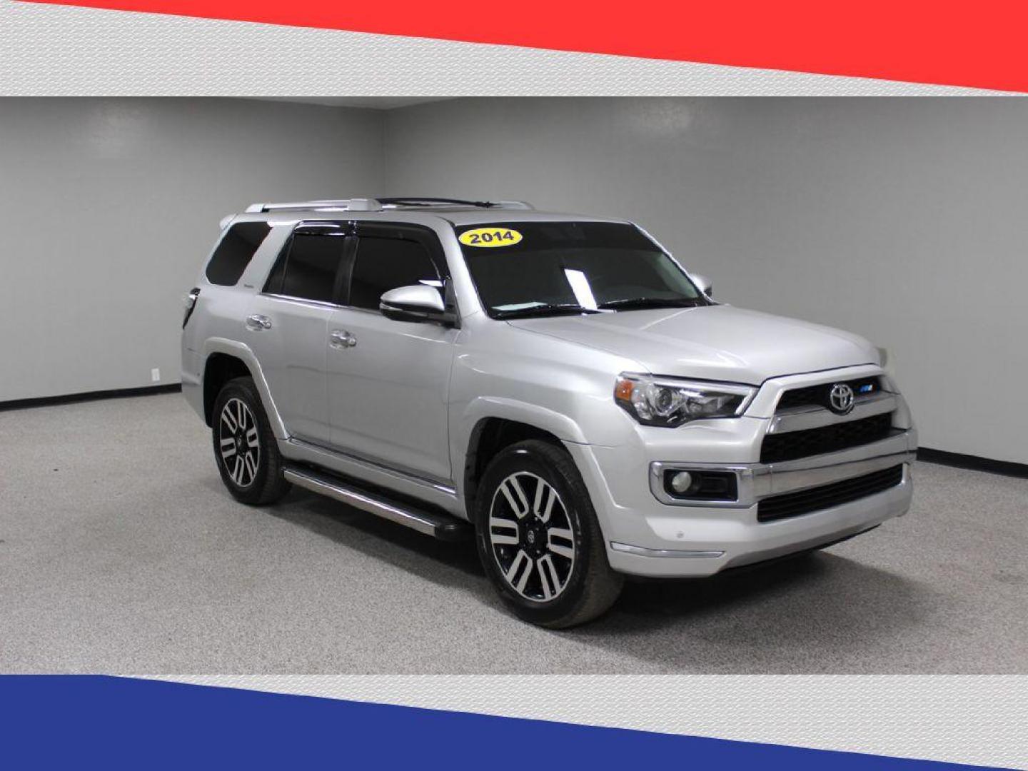 2014 Toyota 4Runner SR5 4WD (JTEBU5JR8E5) with an 4.0L V6 DOHC 24V engine, 5-Speed Automatic transmission, located at 5170 N La Cholla Blvd, Tucson, AZ, 85705, (520) 989-0282, 32.228245, -111.011742 - 2014 Toyota 4Runner - Photo#1