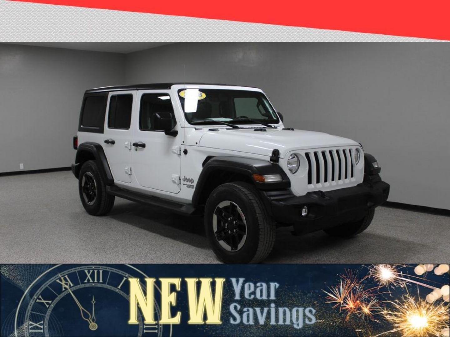 2018 Jeep Wrangler JK Unlimited Sport (1C4HJXDG1JW) with an 3.6L V6 DOHC 24V FFV engine, 6A transmission, located at 5170 N La Cholla Blvd, Tucson, AZ, 85705, (520) 989-0282, 32.228245, -111.011742 - 2018 Jeep Wrangler JK - Photo#0